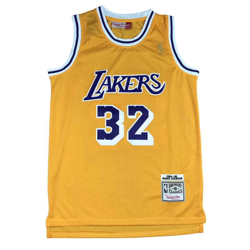 Magic johnson yellow jersey sales
