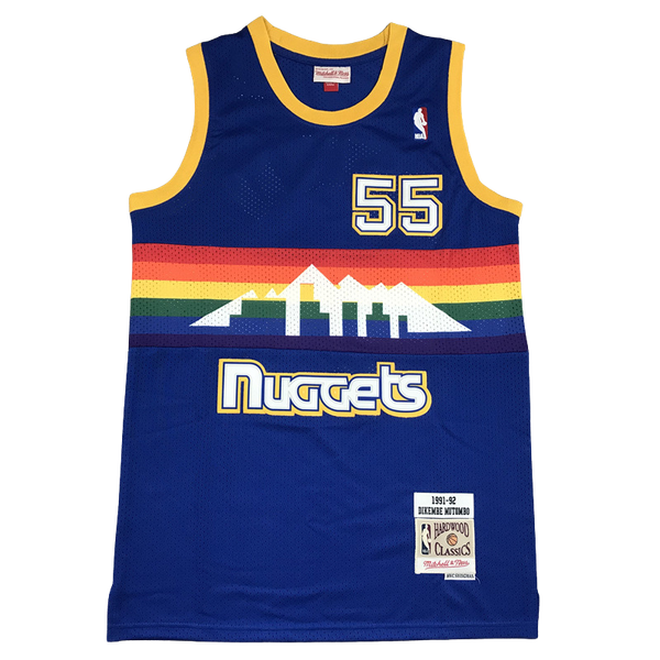 NBA retro jerseys in vibrant colors and old-school logos, paying tribute to the style and flair of basketball's golden eras