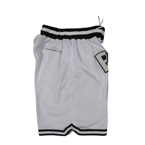 Brooklyn Nets Shorts White Side.