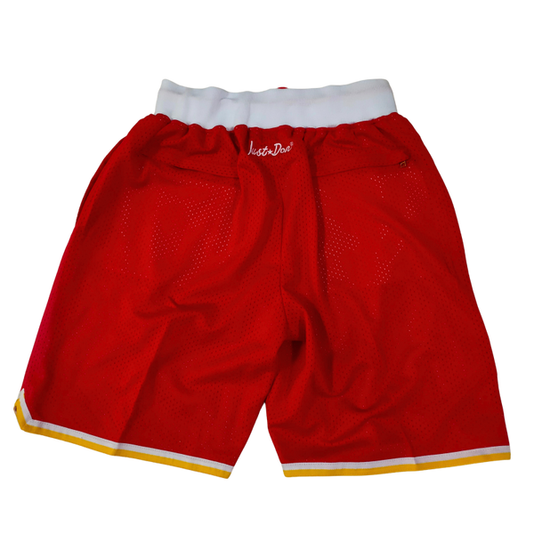Houston Rockets Shorts Back.