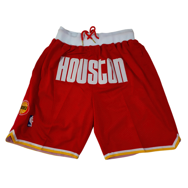 Houston Rockets Shorts Front.