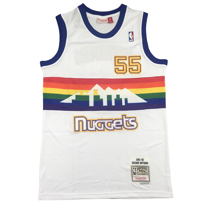 NBA retro jerseys in vibrant colors and old-school logos, paying tribute to the style and flair of basketball's golden eras