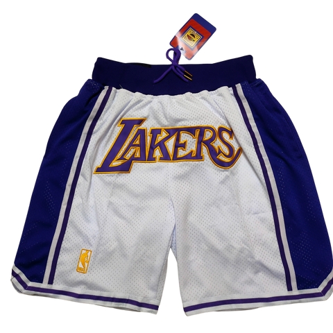 Los Angeles Lakers Shorts Front.