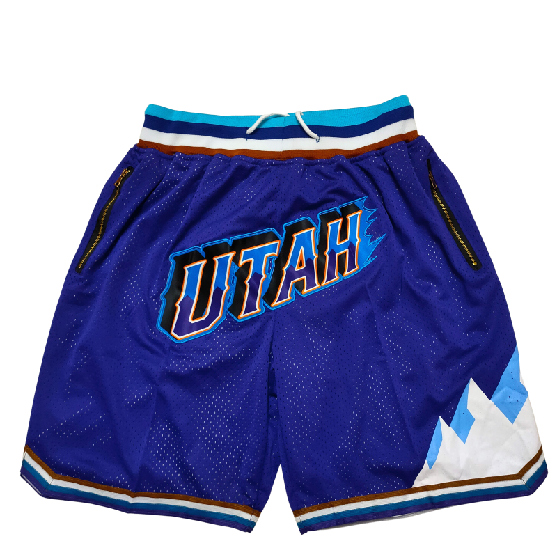 Utah Jazz Shorts Front