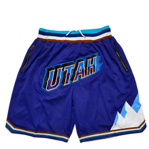 Utah Jazz Shorts Front